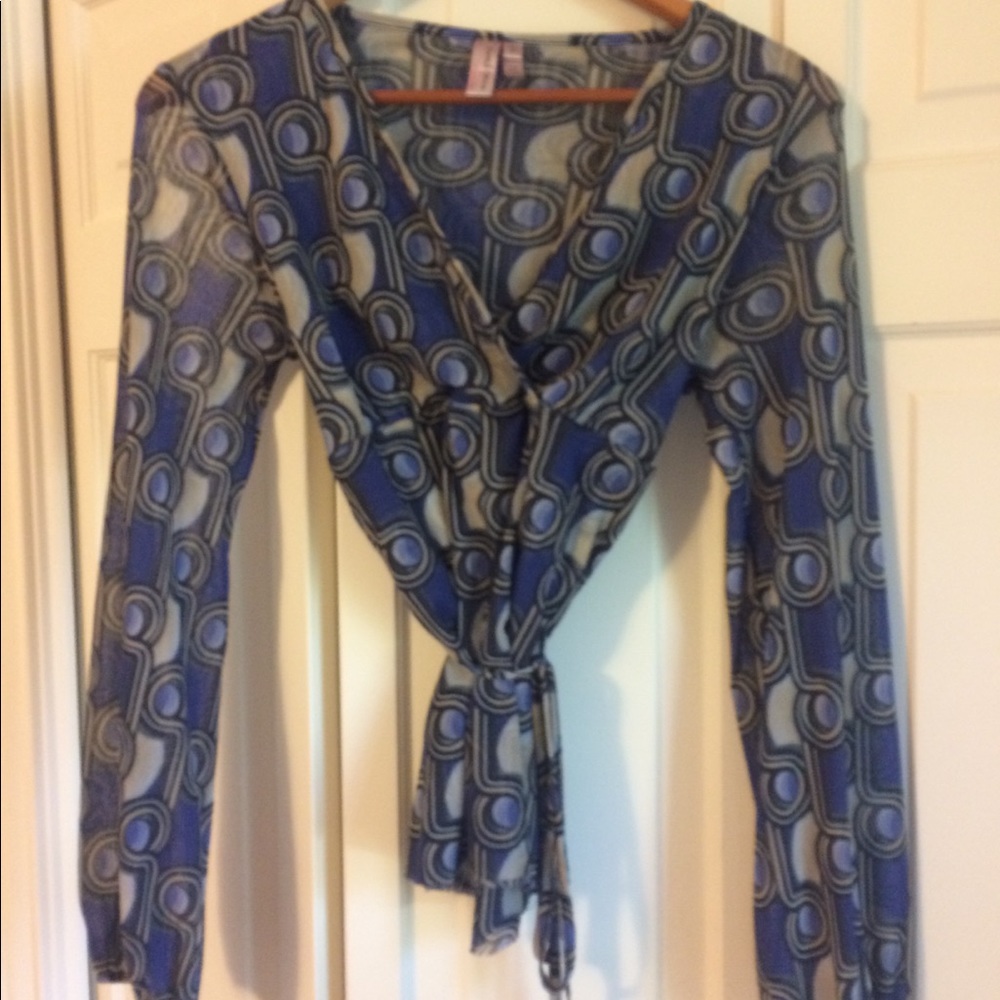 Anthropologie Sweet pea Wrap Blouse